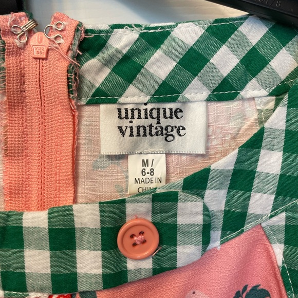 Medium Unique Vintage mushroom print dress - Picture 3 of 3